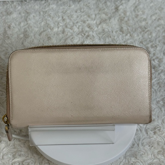 Prada Saffiano Fiocco Bow Wallet - Picture 2 of 11